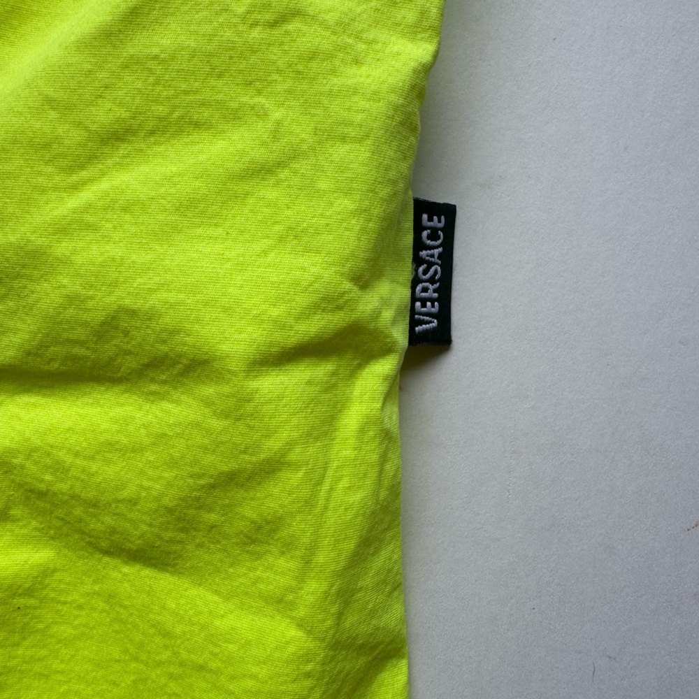 VERSACE Neon Yellow Button Up XS - Picture 3 of 5